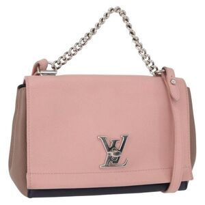 Louis Vuitton Lockme Ii Leather Pink Leather Shoulder Bag Bag
